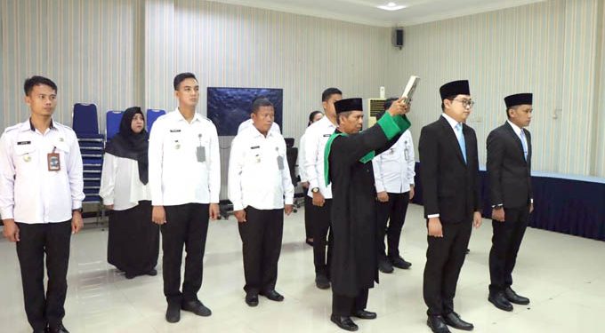 Kantor Imigrasi Cilacap Lantik 2 Jabatan Fungsional Tertentu (JFT) Analis Keimigrasian