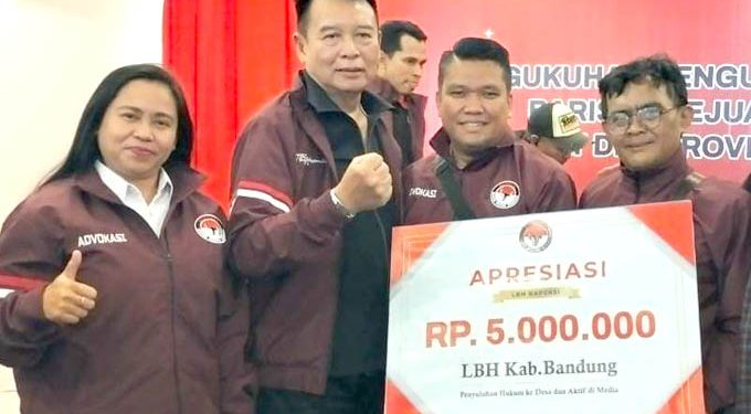 LBH BAPEKSI Dikukuhgkan, Ucok Rolando: Kami Akan Jalankan Amanat untuk Bela Rakyat