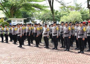 Ratusan Personel Diterjunkan untuk Pengamanan PSU Pilkada Tasikmalaya