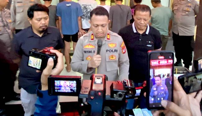 Polsek Dayeuhkolot Ringkus Tujuh Tersangka Kasus Pencurian Kendaraan Bermotor