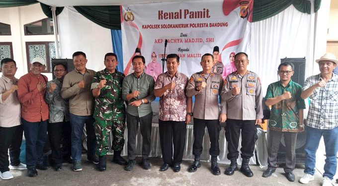 Kenal Pamit Kapolsek Solokanjeruk Polresta Bandung Diwarnai Kebersamaan