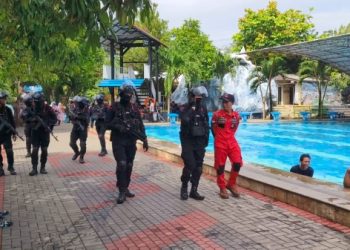 Ops Ketupat Lodaya, Sat bRimob Polda Jabar Sigap Amankan Arus Mudik