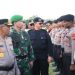 Dansat Brimob Polda Jabar Ikuti Apel Gelar Pasukan Sinergitas TNI – Polri Jelang PSU Pilkada Kab. Tasikmalaya