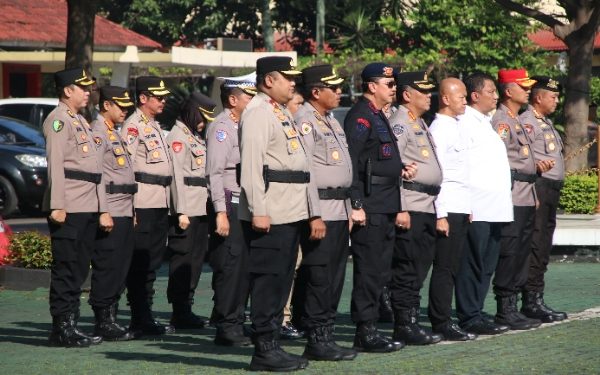 Dansat Brimob Polda Jabar Ikuti Apel Siaga Mayday di Mapolda: Kami siap terjunkan Personel Kapan Saja