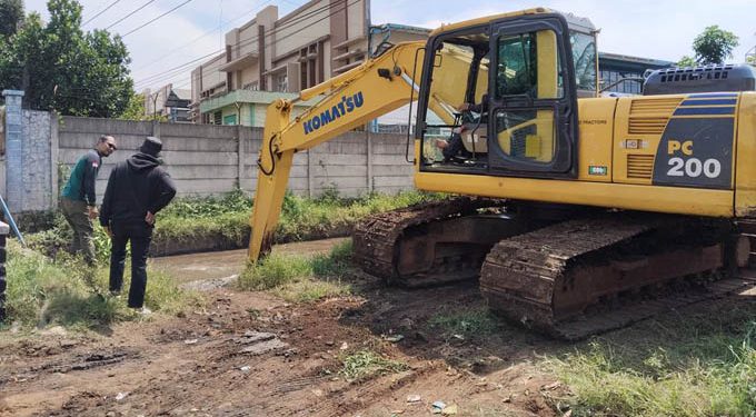 Program Pentahelix Normalisasi Sungai di Kawasan Cidawolong Majalaya Dimulai
