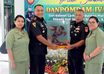 Pangdam IV/Diponegoro Pimpin Sertijab Danpomdam IV/Diponegoro